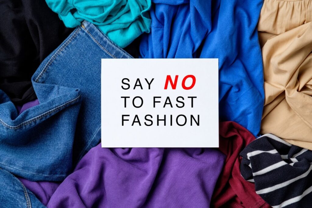 Buying cheap clothes that quickly fall apart contributes to a lot of waste and harm to the planet