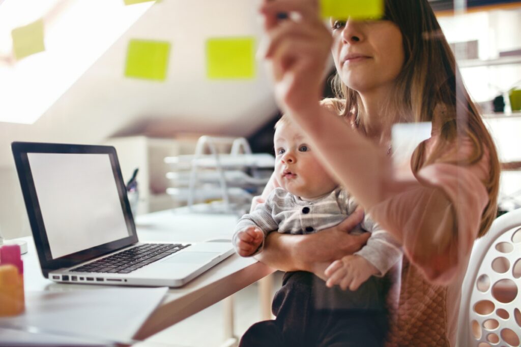 Today's moms are so powerful and energetic and can tackle many tasks simultaneously
