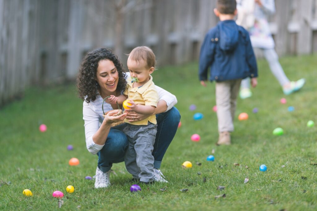 With Easter Egg Hunt kids can have fun while getting some exercise