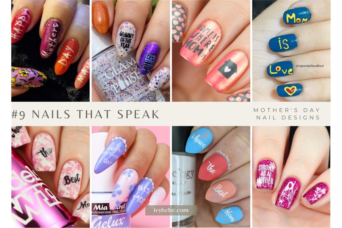 10 Stunning Mother's Day Nail Designs To Show Mom Your Love - Ivybebé