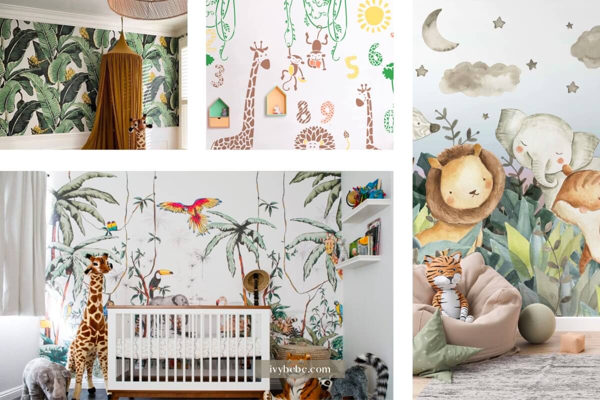 7 Enchanting Jungle Theme Nursery Ideas For Your Little Explorer - Ivybebé