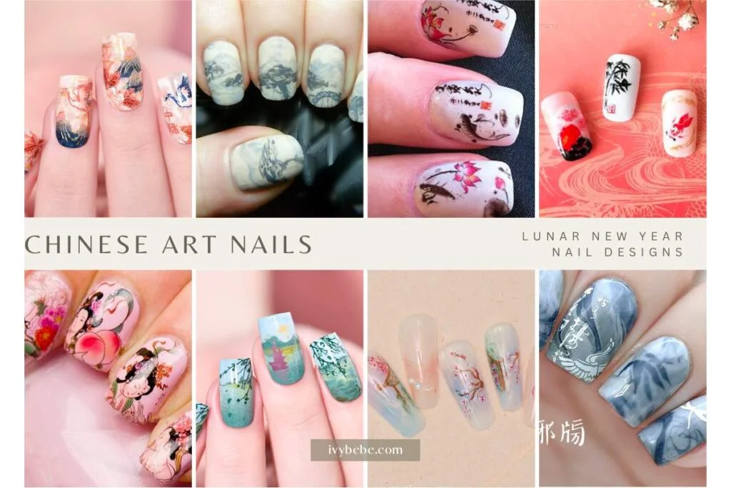 Lunar New Year nail designs - Chinese Art Nails